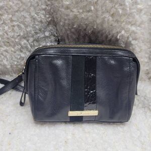Cole Haan Black Leather Small Crossbody Purse‎